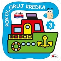 Produkt oferowany przez sklep:  Książka Pokoloruj kredką Zeszyt 3