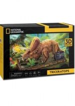 Produkt oferowany przez sklep:  Puzzle 3D 44 el. National Geographic Triceratops Dante