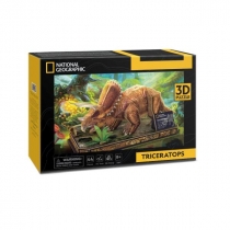Produkt oferowany przez sklep:  Puzzle 3D 44 el. National Geographic Triceratops Dante