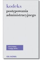 Produkt oferowany przez sklep:  Kodeks Postępowania Administracyjnego