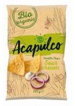 Produkt oferowany przez sklep:  Acapulco Nachosy o smaku śmietankowo-cebulowym 125 g Bio