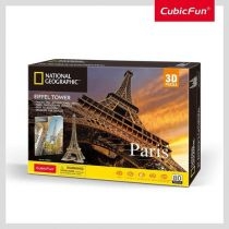Produkt oferowany przez sklep:  Puzzle 3D 80 el. National Geographic. Paryż Cubic Fun