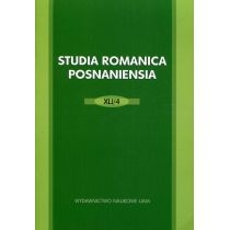 Produkt oferowany przez sklep:  Studia Romanica Posnaniensia XLI/4