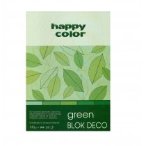 Produkt oferowany przez sklep:  Happy Color Blok A4 Deco Green