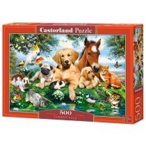 Produkt oferowany przez sklep:  Puzzle 500 el. Letni przyjaciele Castorland