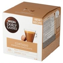 Produkt oferowany przez sklep:  Nescafe Dolce Gusto Cortado Espresso Macchiato Kawa w kapsułkach 16 x 6