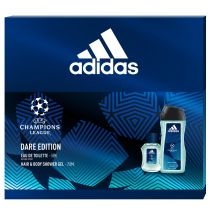 Produkt oferowany przez sklep:  UEFA Champions League Dare Edition Woda toaletowa 50ml + Żel pod prysznic 250ml