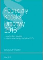 Produkt oferowany przez sklep:  Podręczny Kodeks Drogowy 2016