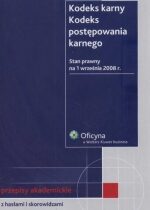 Produkt oferowany przez sklep:  Kodeks Karny Kodeks Postępowania Karnego