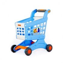 Produkt oferowany przez sklep:  Polesie 08982 Wózek do sklepu "Natalia" niebieski